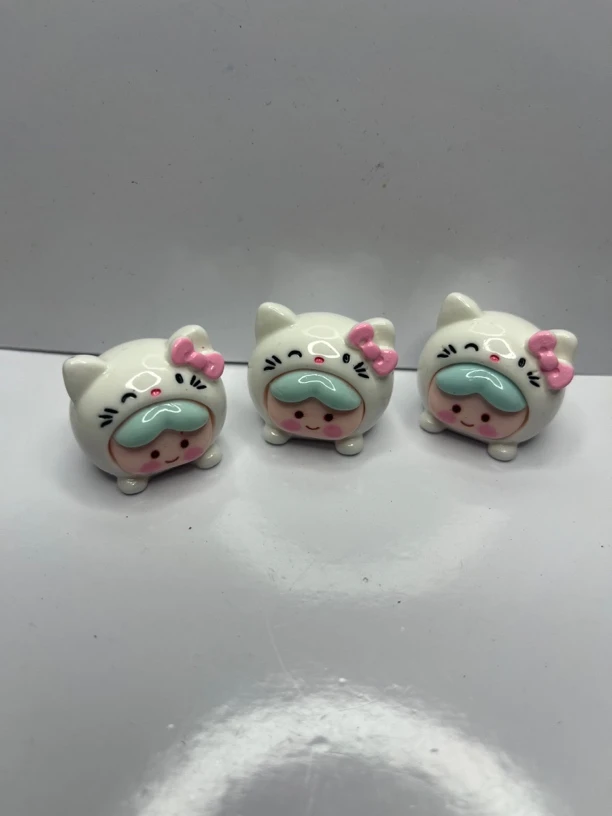 （许愿+对碰+三连）三丽鸥萌趣摆件可爱装饰