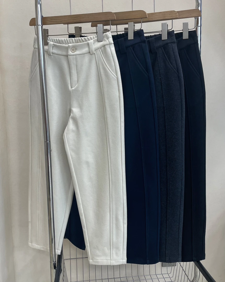 【二姐热荐】加厚生态羊毛裤洋气百搭显瘦挺括有型镰刀裤舒适保暖女