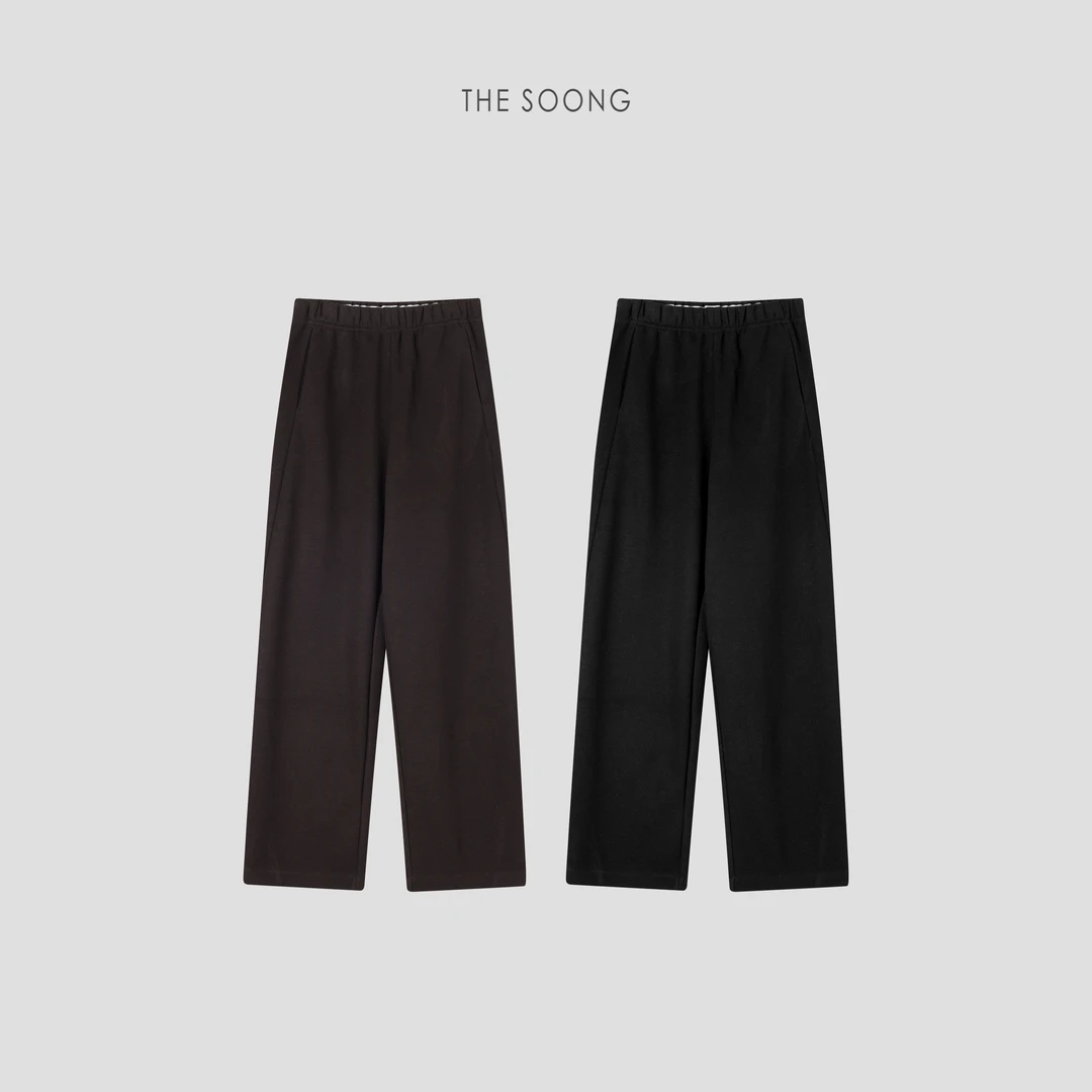 THESOONG|"羊绒消胯裤"轻奢山羊絨软糯保暖松紧腰休闲裤Z6061