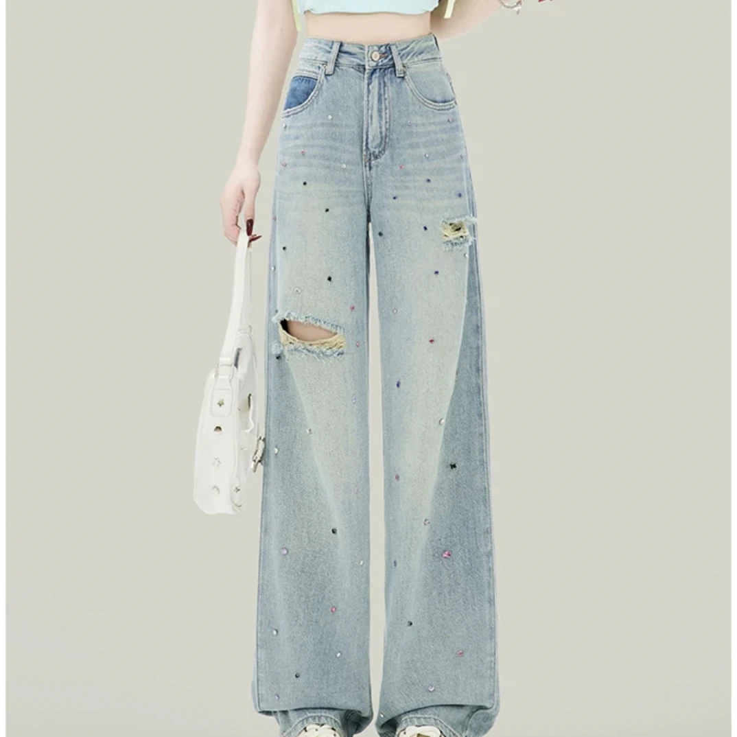 6链接牛仔裤直筒默认瑕疵仅退款关黑