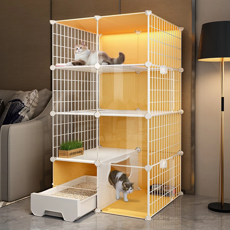 自定义猫笼子家用室内猫砂盆厕所一体猫咪