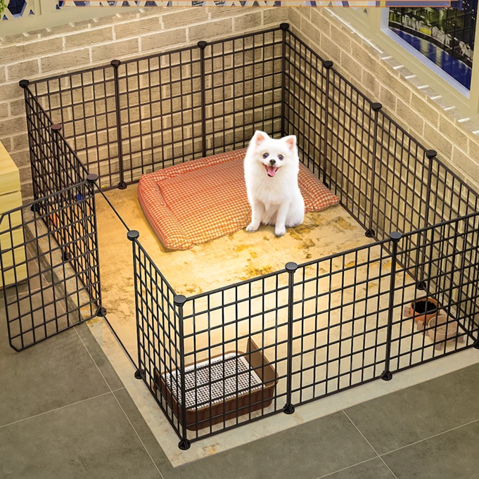 狗狗围栏家用室内宠物栅栏泰迪阳台柯基吉娃娃小型犬门栏小狗笼子