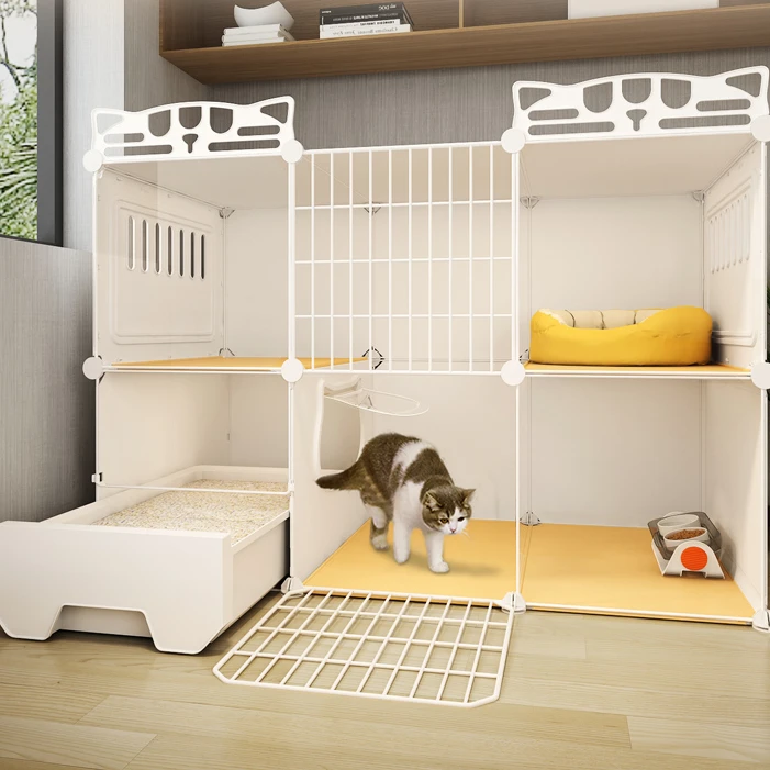 猫笼家用室内猫窝猫厕所一室一厅一卫超大自由空间猫咪屋舍猫别墅