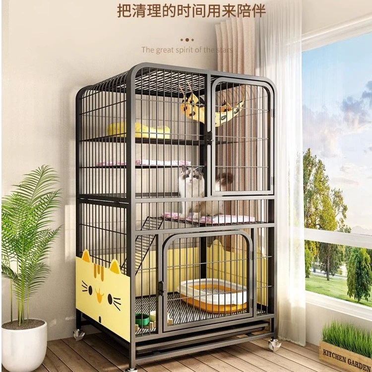 猫笼子家用室内超大自由空间别墅猫窝一体猫舍猫屋猫咪爬架宠物笼