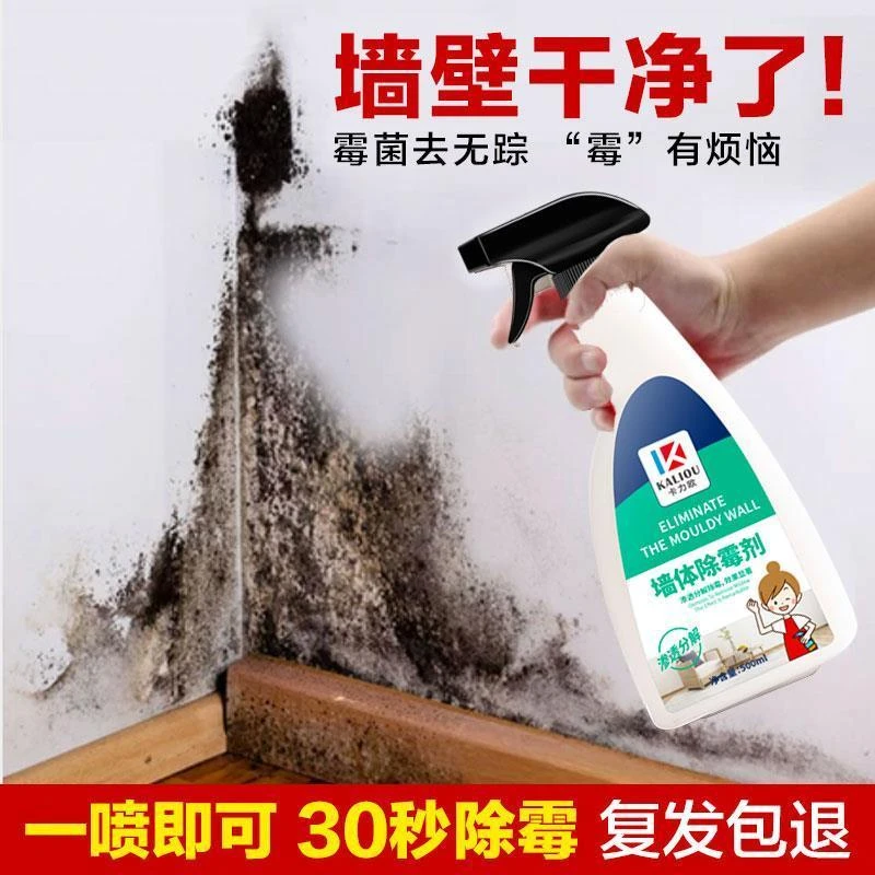 墙体除霉剂白墙面墙壁壁纸喷雾去霉斑去除霉菌墙壁还原防发霉神器