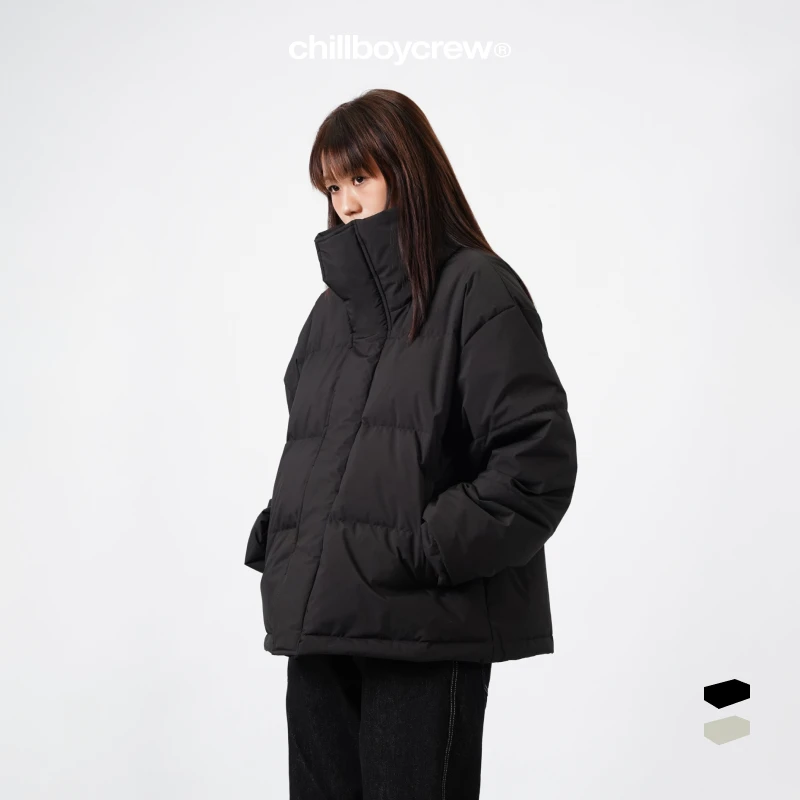 C38馒头服2代标准阔型短款羽绒服chillboycrew全布可入CBC新国标