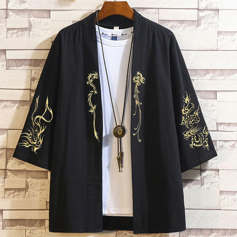 加肥加大超特大码男夏装胖哥肥佬350斤刺绣亚麻袍半短袖开衫体T恤