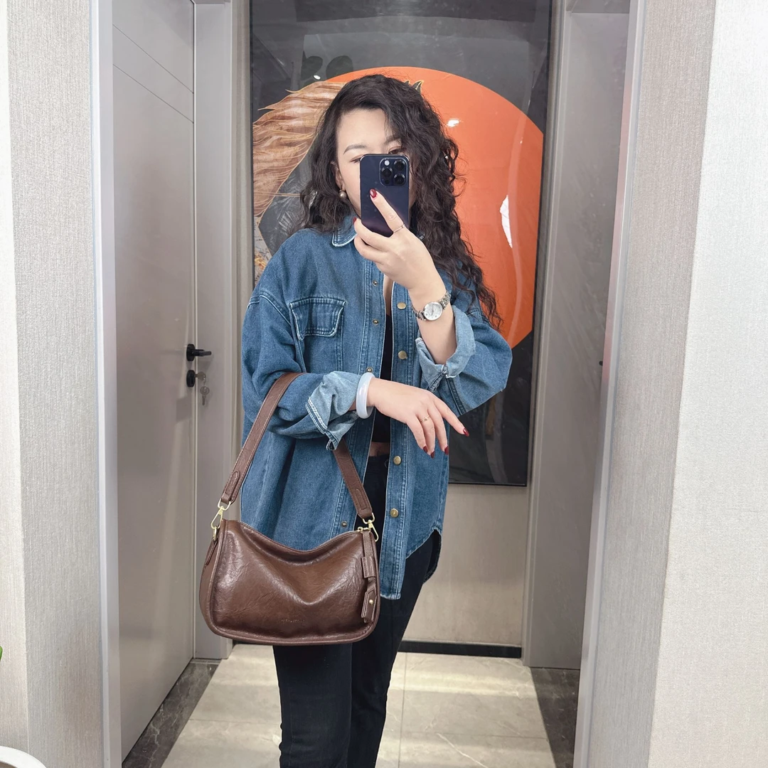 【新疆直发】20003轻奢女包气质百搭时尚款单肩腋下斜跨小包