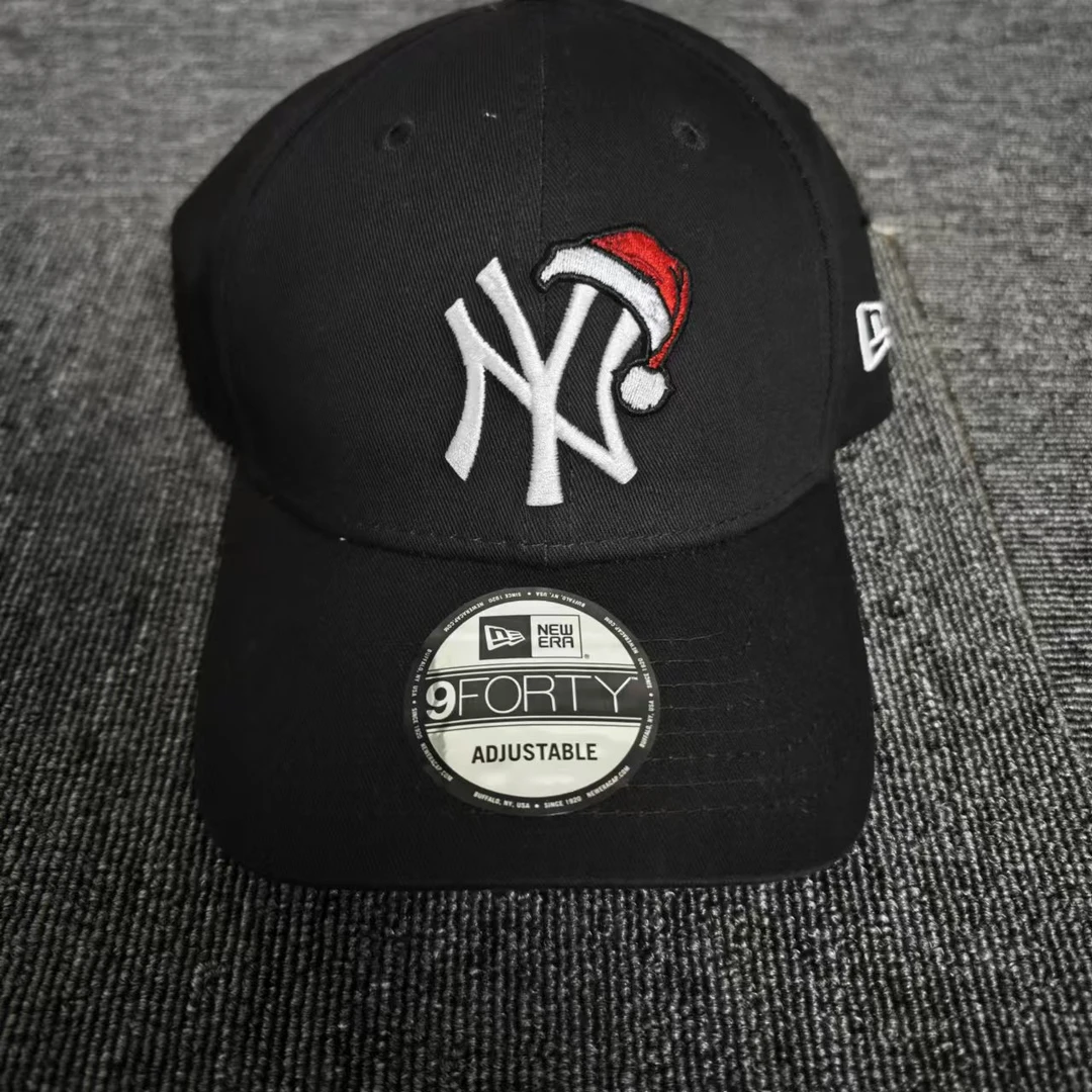 New Era 品牌·洋基队标志 - 棒球帽 男女同款情侣款 黑色 n110