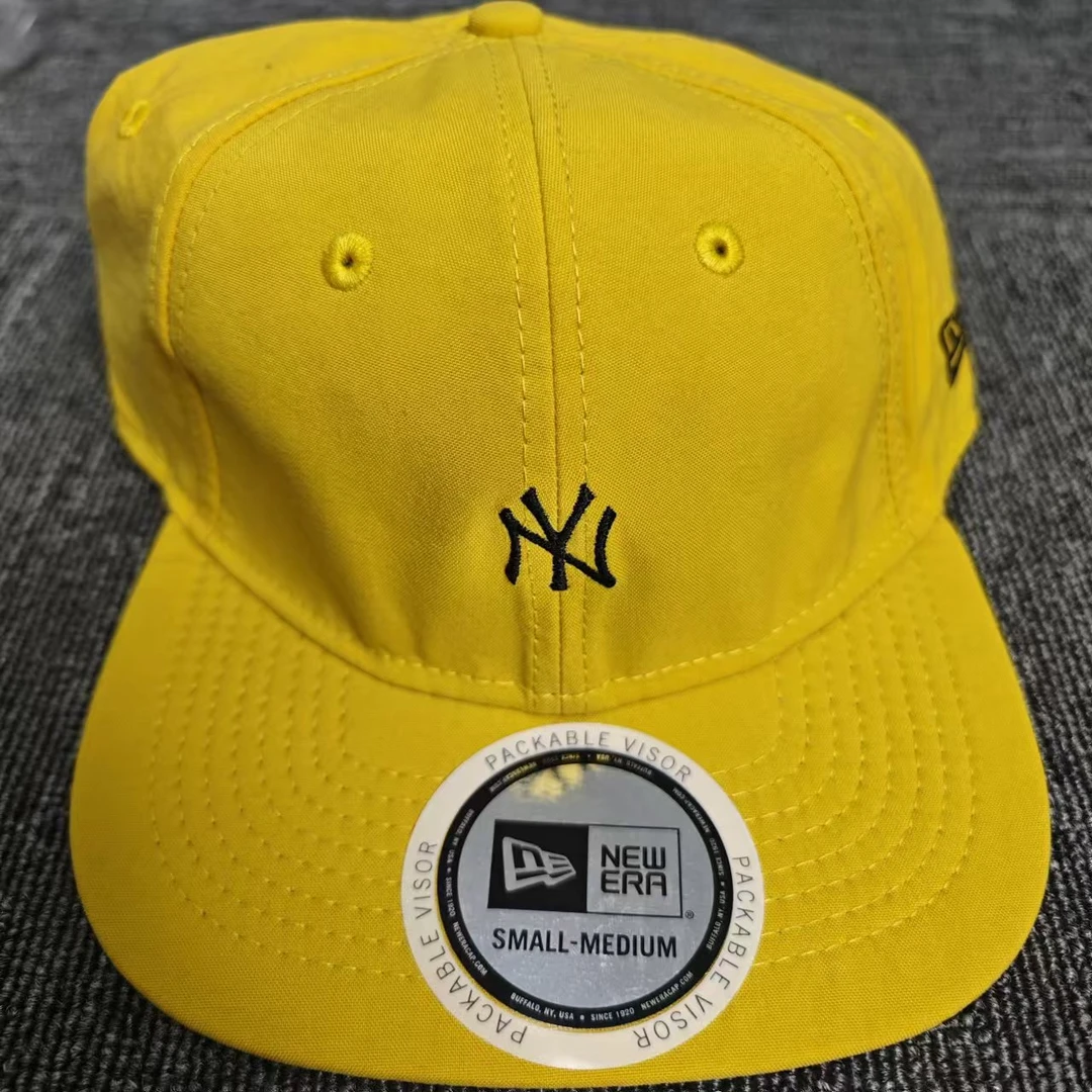 New Era 品牌·洋基队标志 - 棒球帽 男女同款情侣款 黄色 n255
