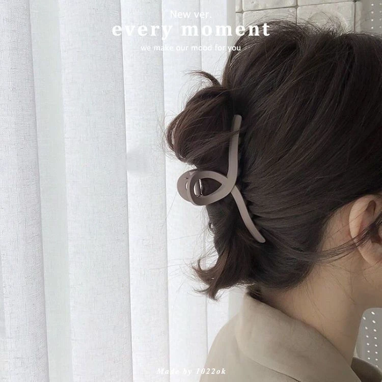 韩国新款法式鲨鱼夹气质网红ins中号抓夹女