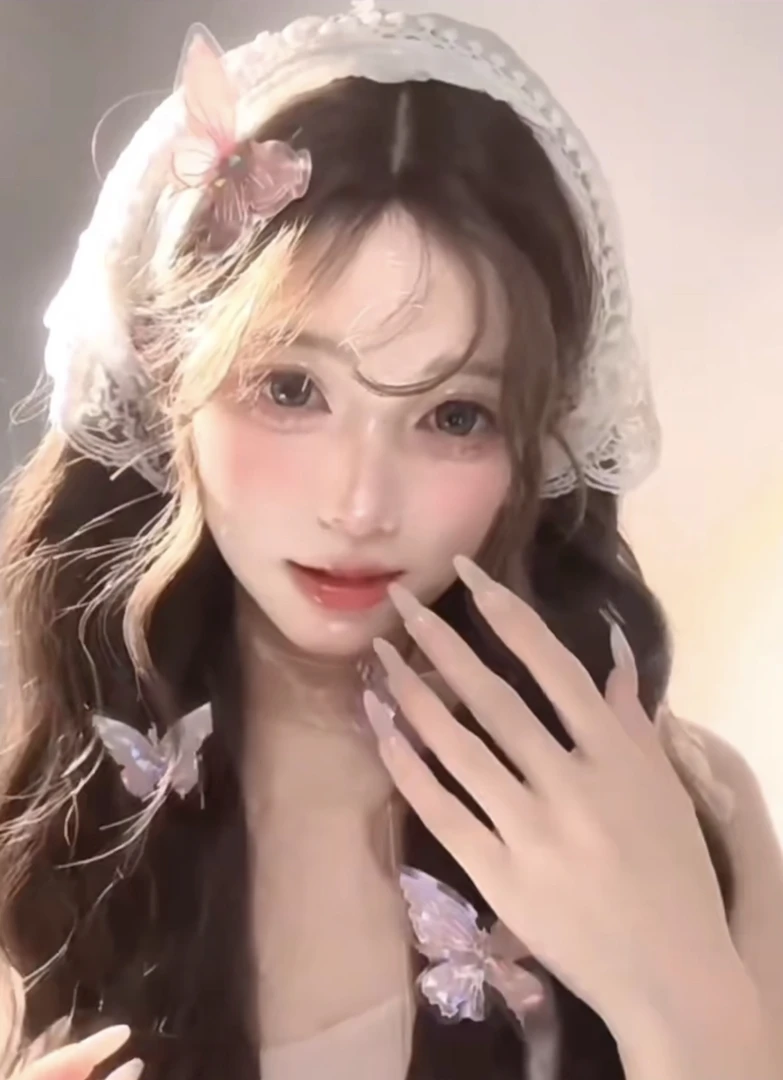 夏蕾丝三角巾女薄款法式头巾头纱包头发箍洋气复古装饰田园风拍照