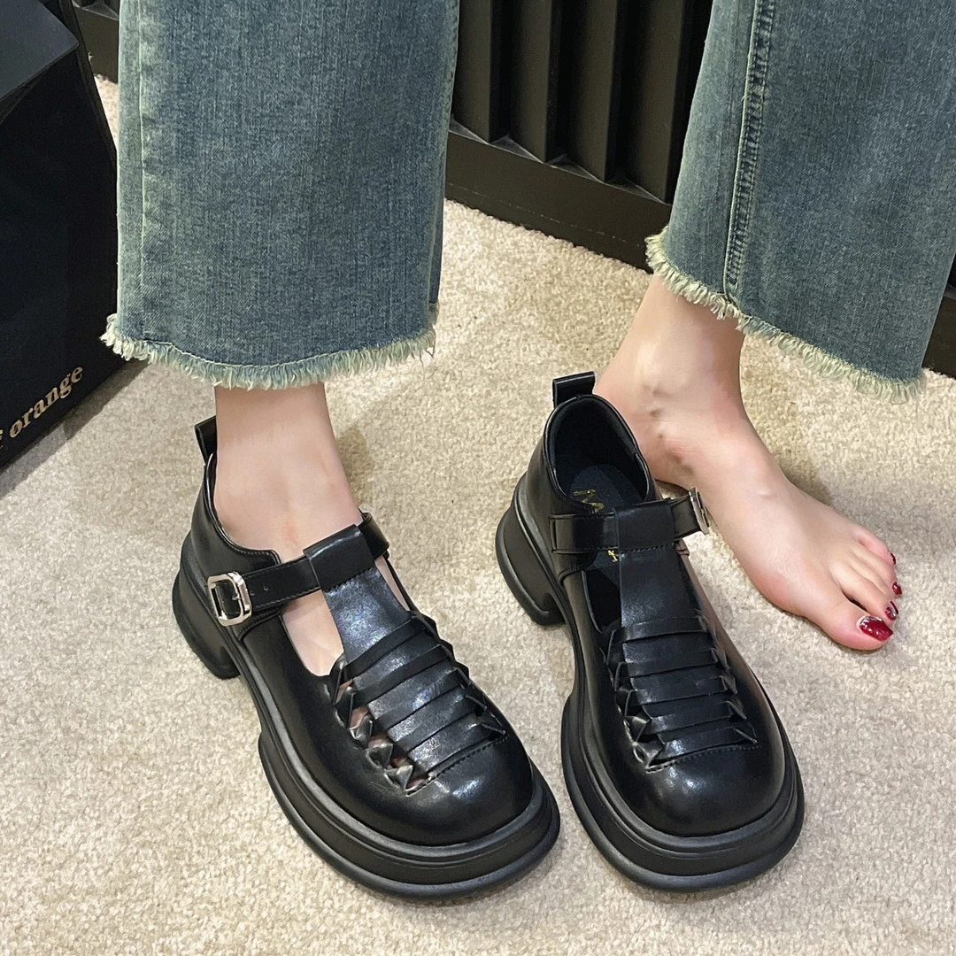 88-28罗马凉鞋小个子福音增高清软鞋底镂空超轻发泡底罗马凉鞋