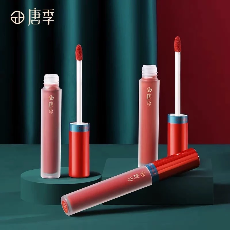 【丝滑•质感】唐季霓裳哑光唇釉丝绒雾面唇泥显白口红哑光正品保湿