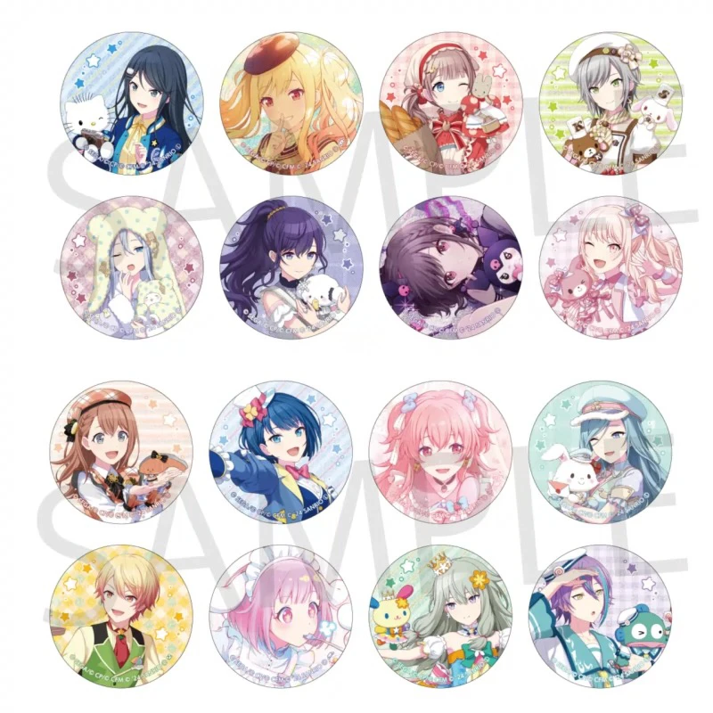 世界计划PJSK三丽鸥吧唧盲抽 徽章盲盒（默认厂瑕同意代拆）