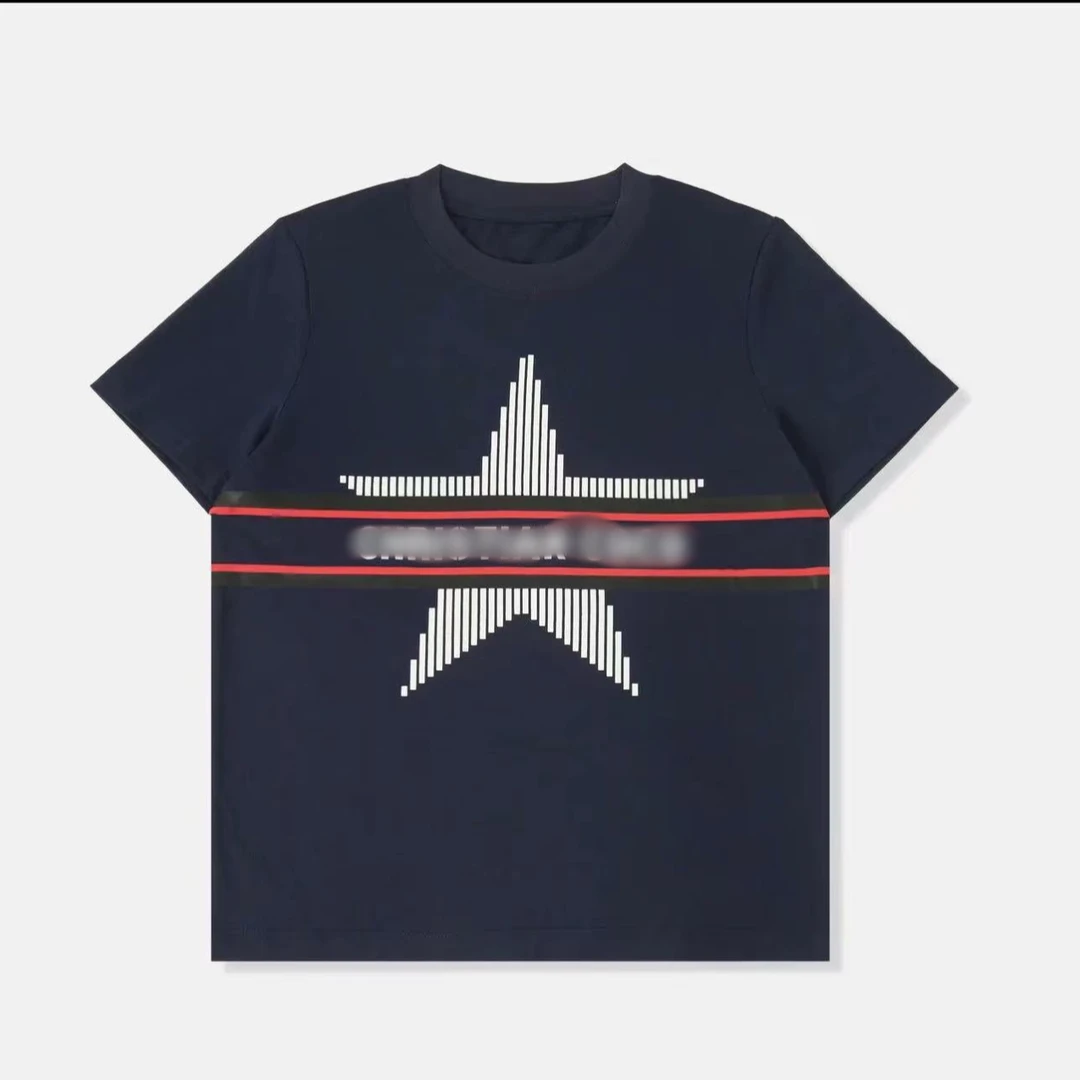 安安推荐【星光闪耀】舒适印花时尚百搭气质短袖HZ-TXS51119156H