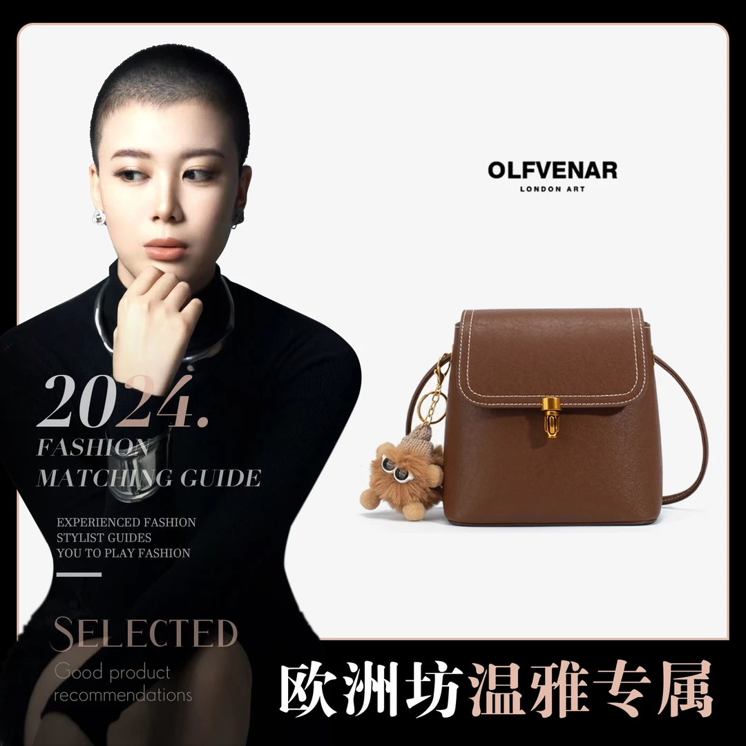 【温雅专属】新款百搭时尚气质复古轻奢单肩斜挎包Y10199