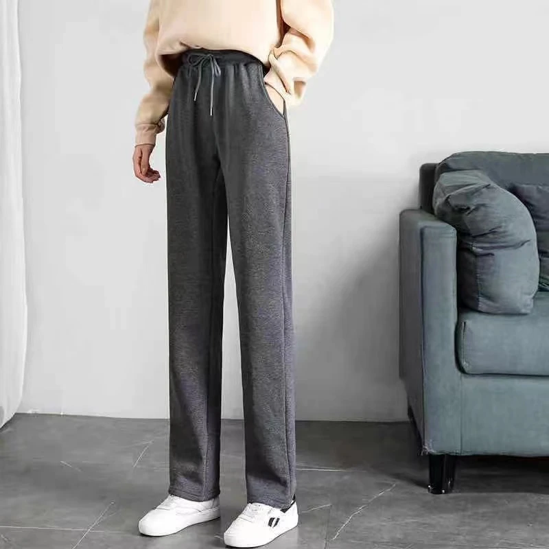 【晶晶长裤】2024新款秋冬高腰垂感直筒裤