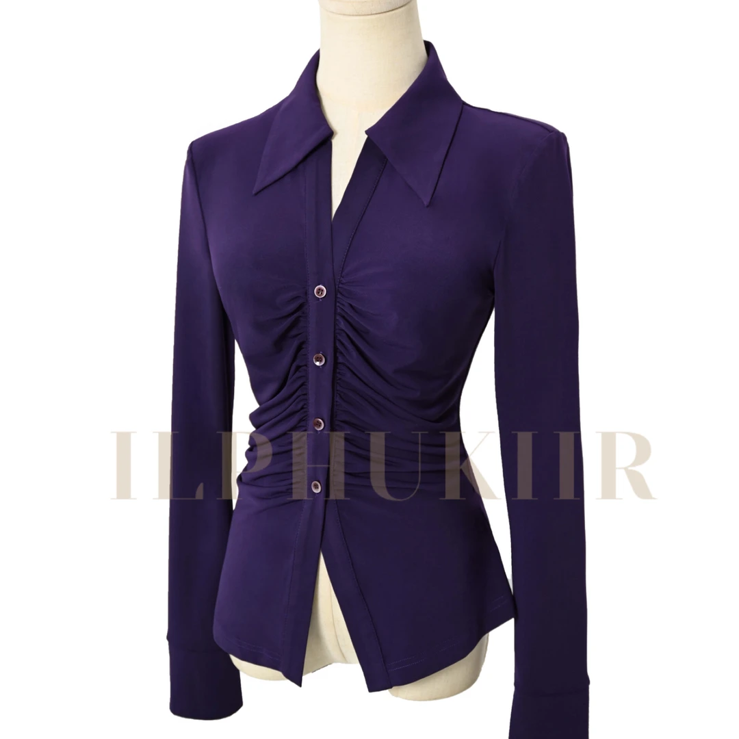 ILPHUKIIR 【纸片人】高弹显瘦衬衣