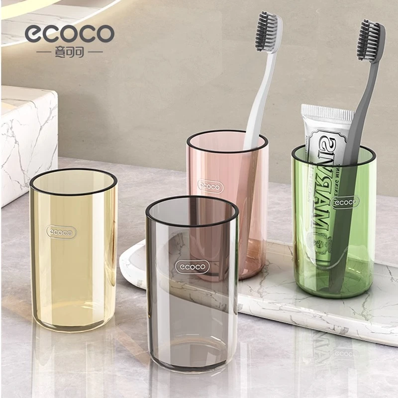意可可漱口杯卫生间刷牙杯家用透明旅行牙缸牙刷杯洗漱杯网红爆款