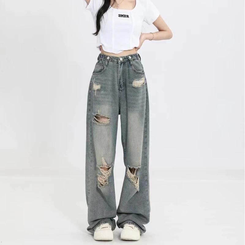 默认瑕疵介意勿拍女装牛仔辣妹装