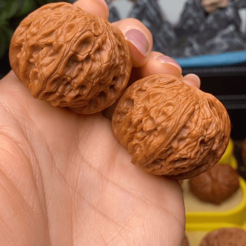 【闪购商品】文玩核桃把件磨盘