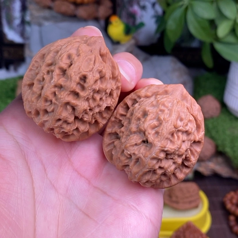 【闪购商品】文玩核桃把件四眼虎39