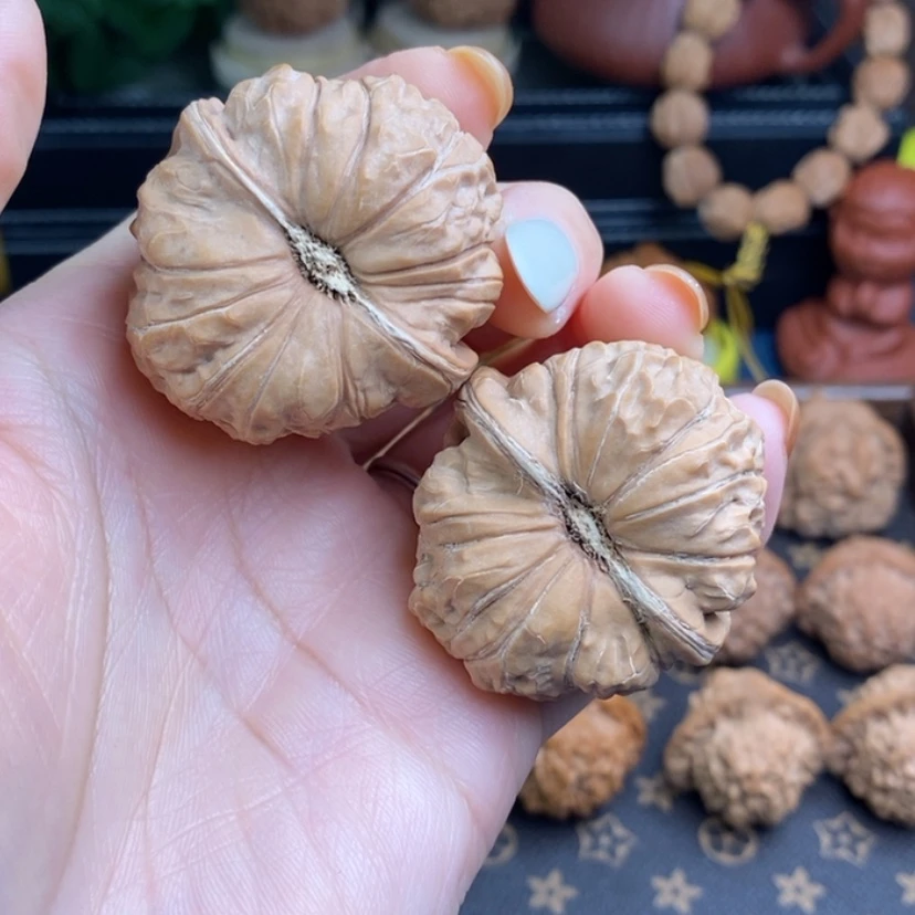 【闪购商品】文玩核桃把件南瓜墩42