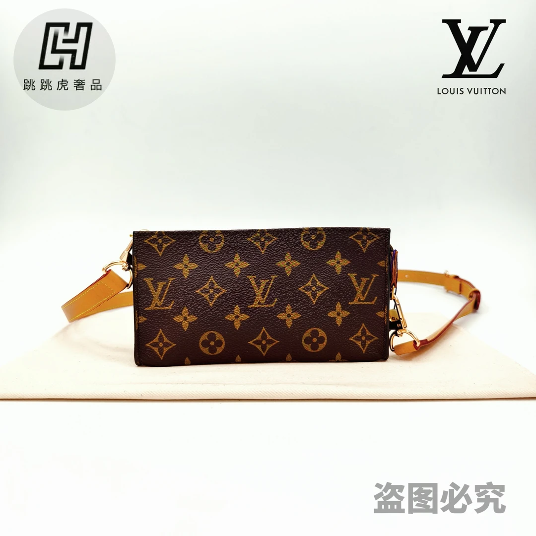 95新 LouisVuitton/路易威登  大号子袋19cm（拍一发三）斜挎包
