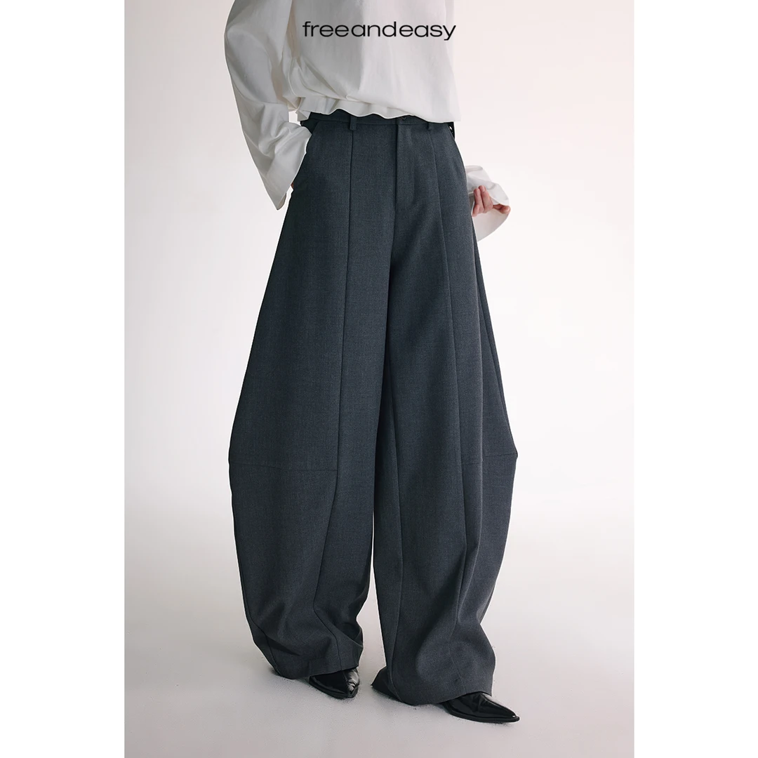 FAEfreeandeasy毒&药 锐利尖角立体裤K44055