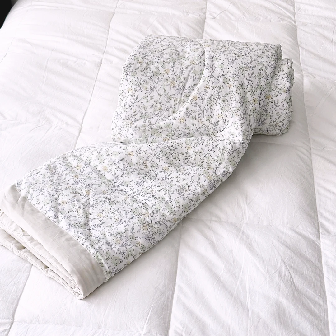 【京かわ会社】夏季可机洗轻柔冷感高档夏凉被  百里香