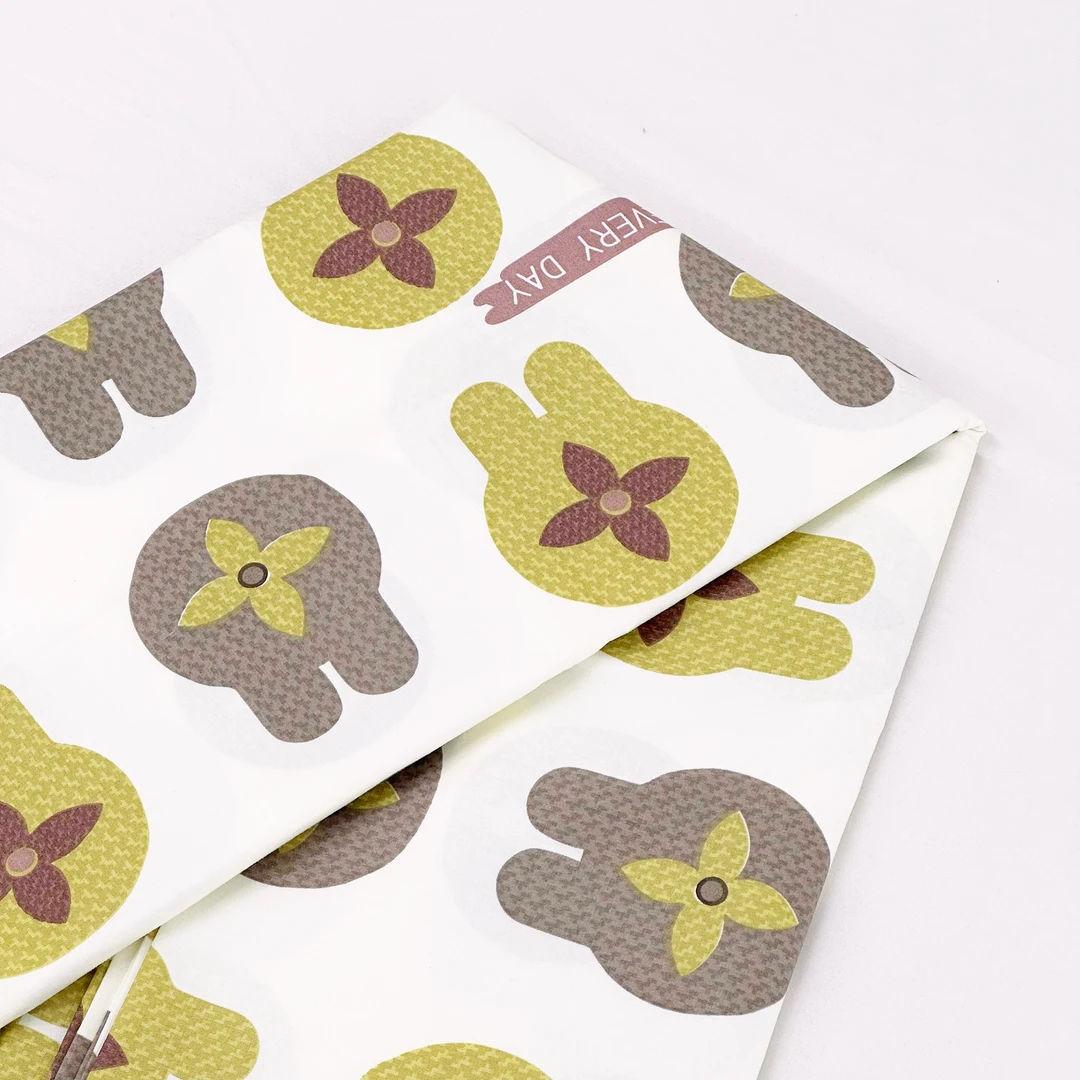 专享【京かわ会社】全棉80支匹马棉 纯棉单人床单160*230cm 星耀兔