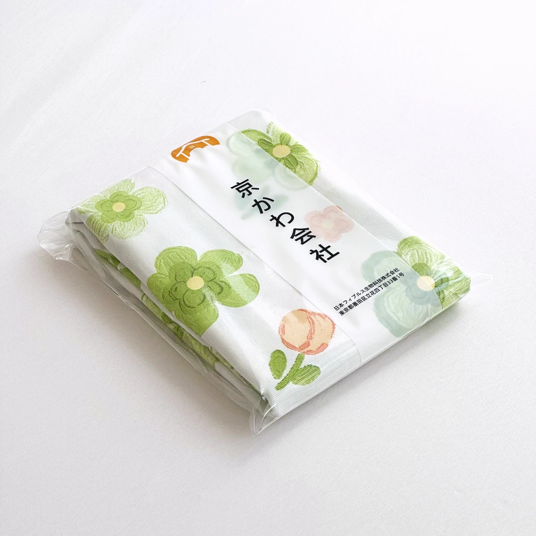 【京かわ会社】 加厚细纱汉麻帆布枕套50*80cm  花间兔影