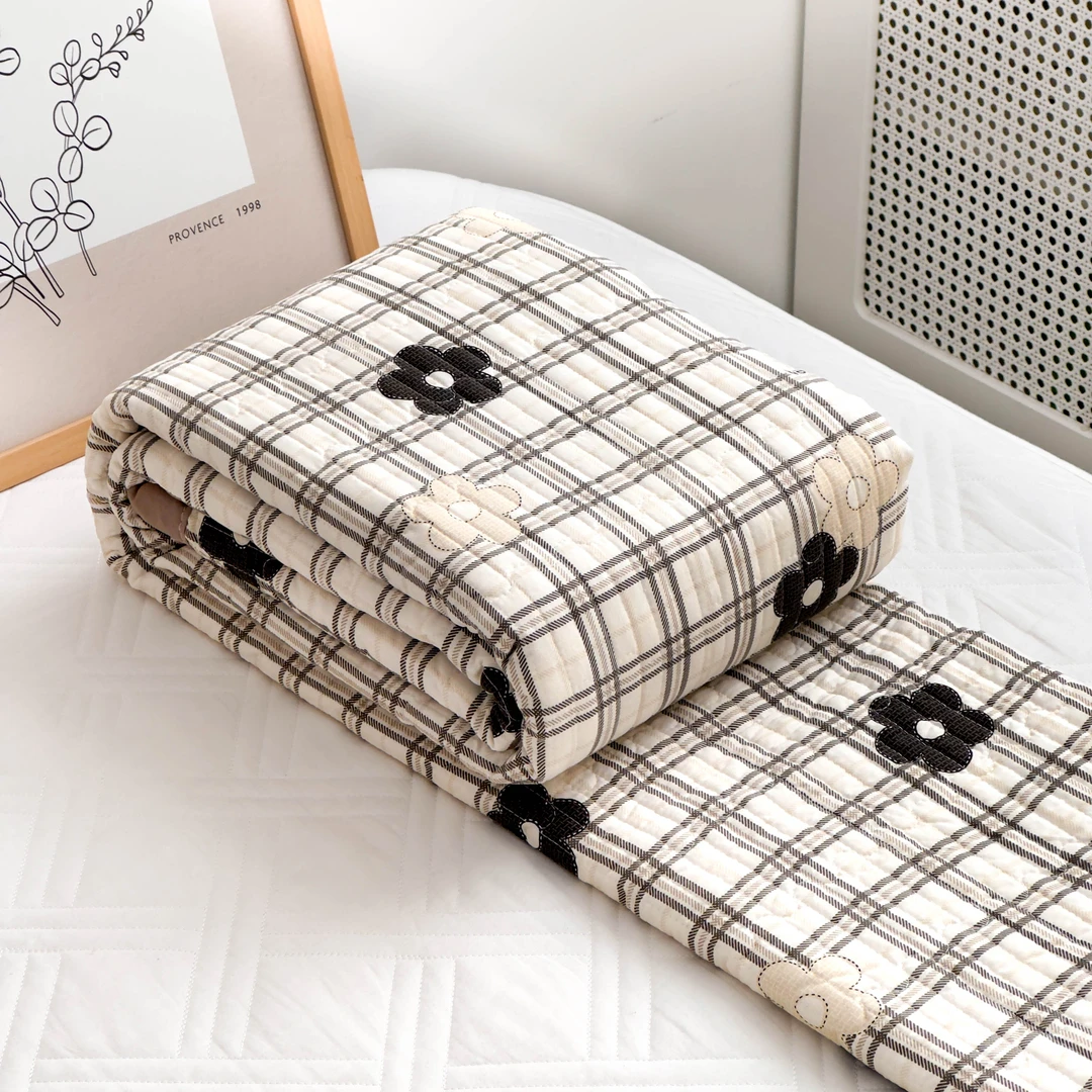 【京かわ会社】A类云纱棉床盖 200*230cm 伊诺