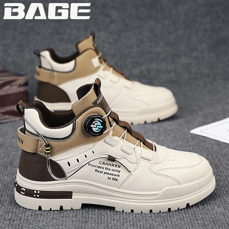 八哥男鞋子秋冬季爆款2025年新款秋季百搭休闲马丁靴潮流加绒棉鞋