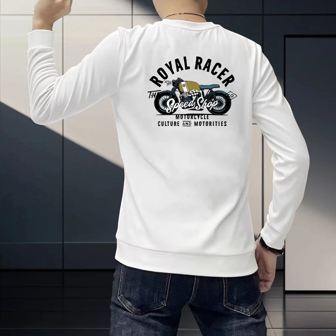 卫衣男款爆款2025秋冬新款时尚潮流印花圆领长袖休闲外套男打底衫