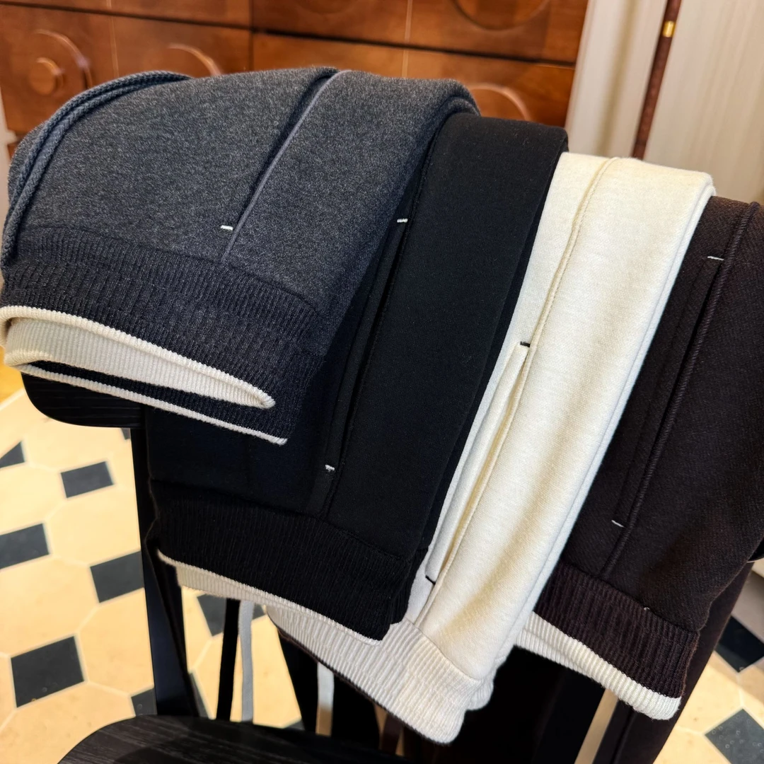 2024加厚冬季加绒休闲裤运动裤松紧腰直筒哈伦裤阔腿裤女裤长裤