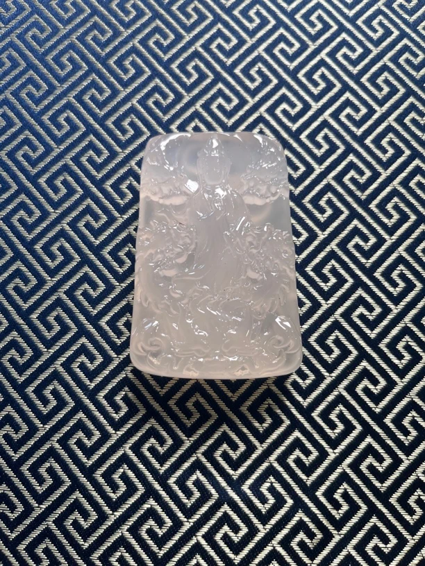 【闪购链接】海云母御龙观音吊牌A100208