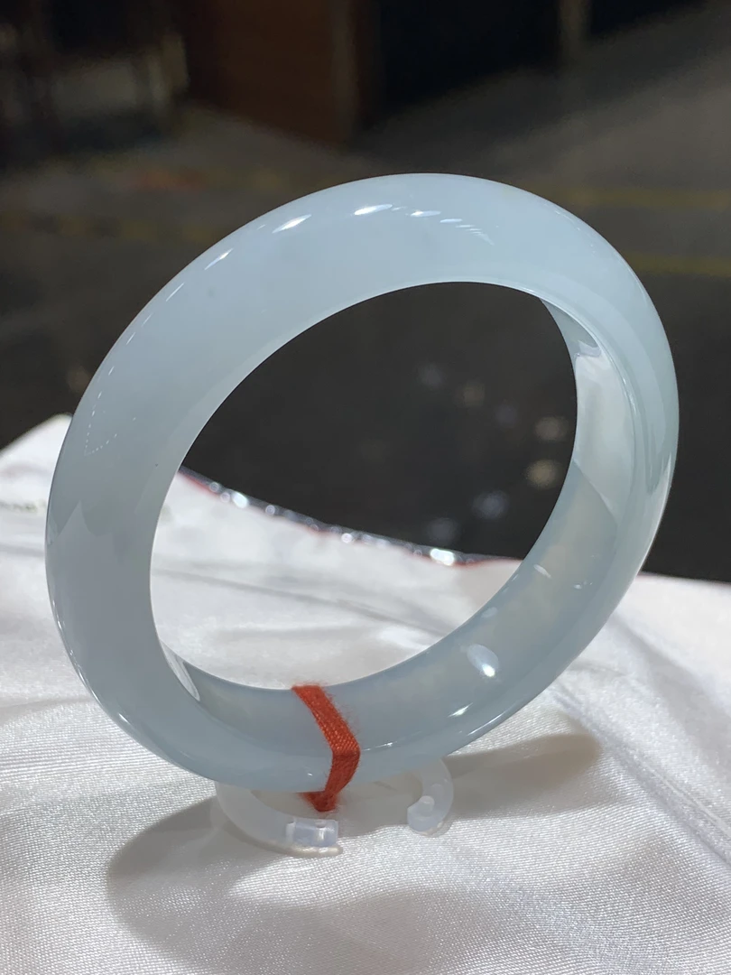 55正圈缅甸天然A货翡翠手镯1123