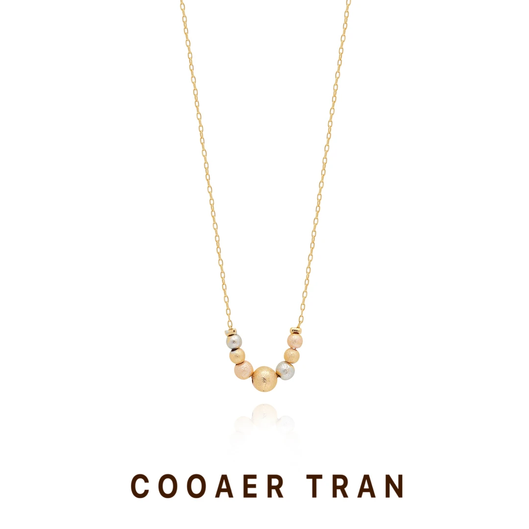 COOAER TRAN 铜合金项链 【风华流沙】时尚百搭设计感项链XL1250#