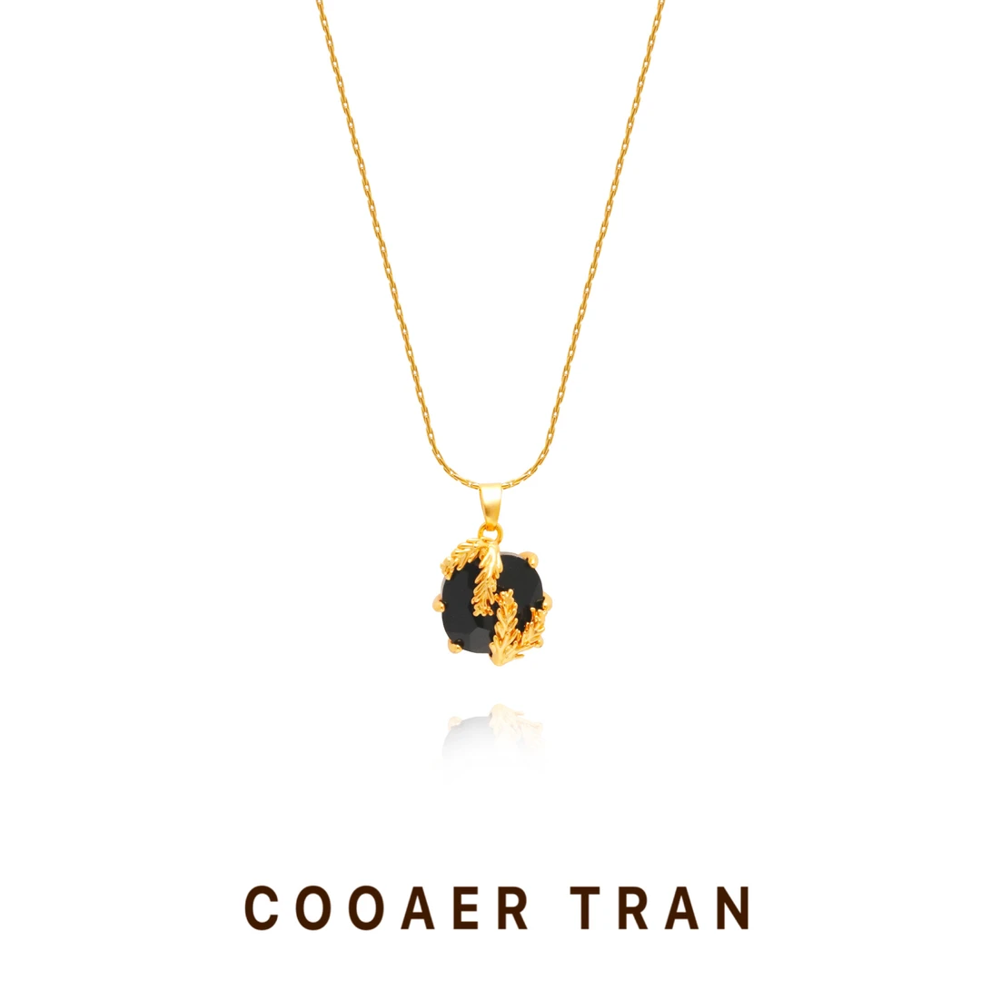 COOAER TRAN 铜合金项链 【星河凝落】轻奢时尚高级感项链XL1224#