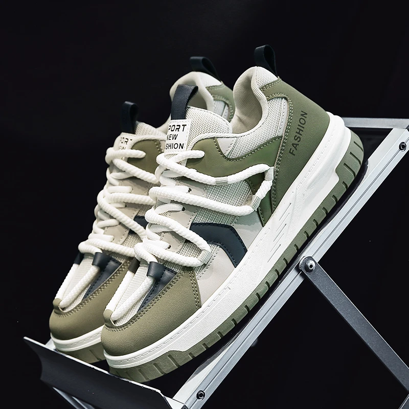 回力瑞面包男鞋秋季百搭潮流休闲板鞋小众设计原创学生运动厚底小