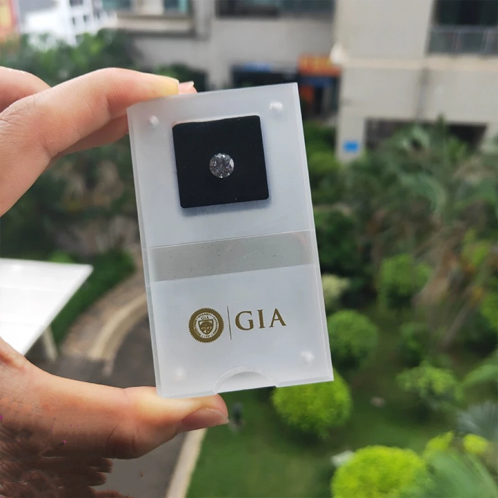 全新裸钻盒子钻石彩宝宝石展示盒首饰收纳盒透明戒面盒子裸石盒子