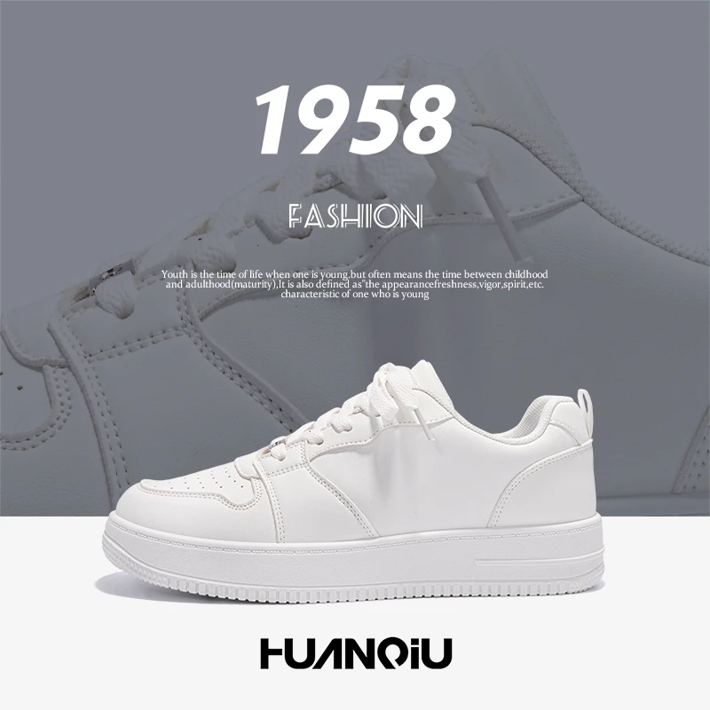 环球潮流休闲板鞋男鞋2025新款爆款夏季潮流百搭小白鞋厚底运动鞋