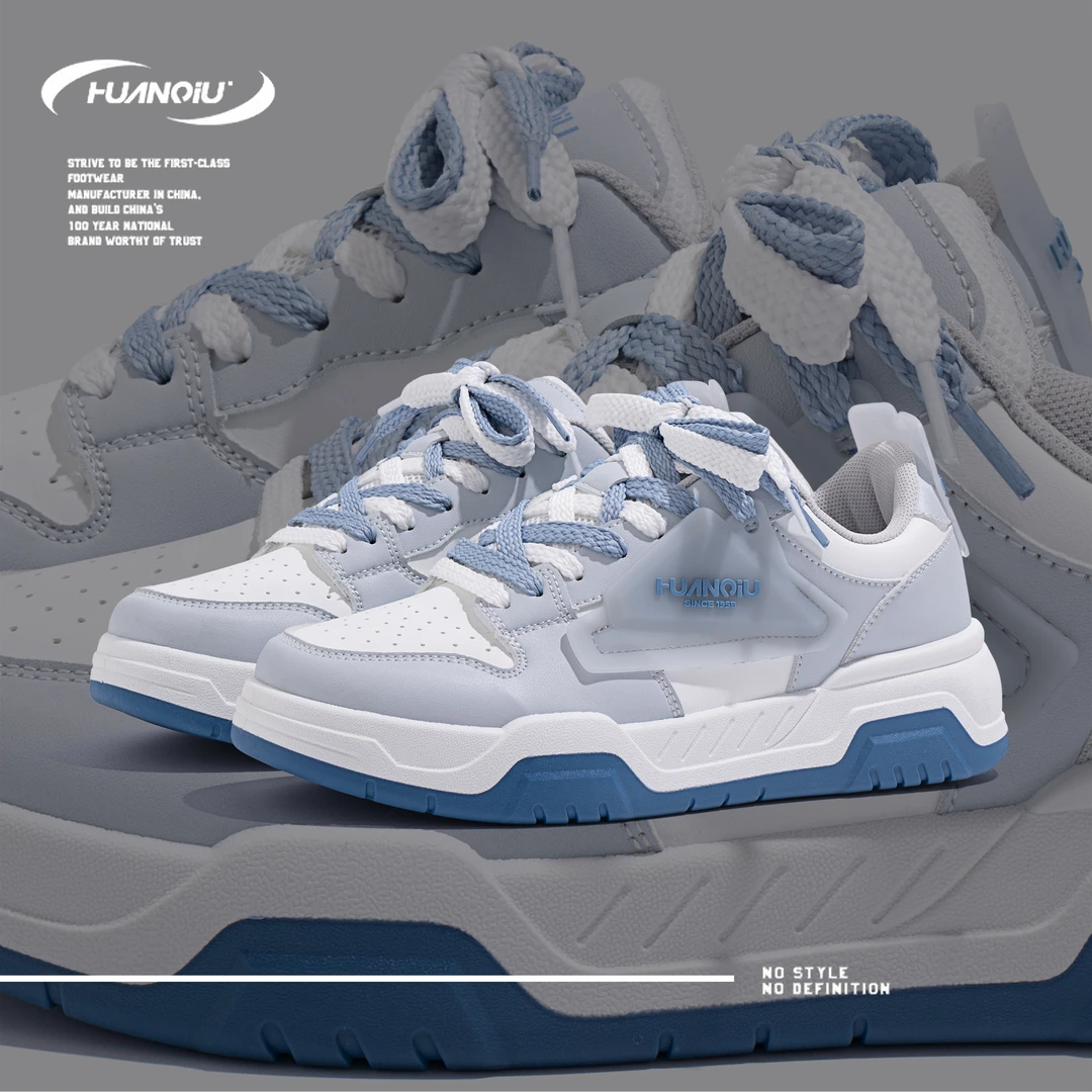 环球厚底休闲板鞋男款2025秋季新款男鞋鞋子男士高档小白鞋子