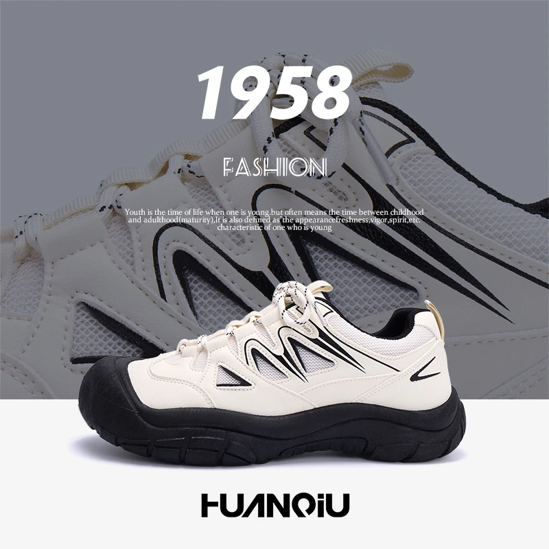 环球户外运动鞋男2024爆款冬季新款男士百搭休闲鞋户外防滑登山鞋