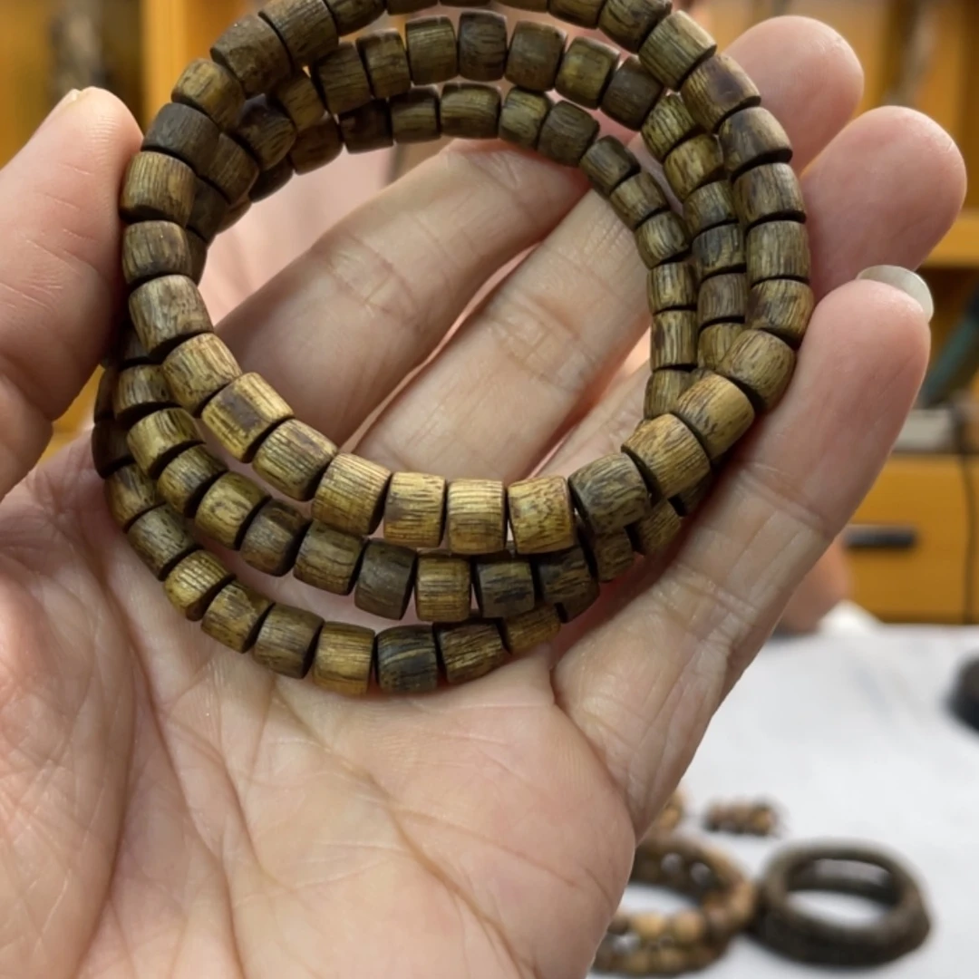 【闪购商品】沉香手串桶珠一条【多样性发其一】