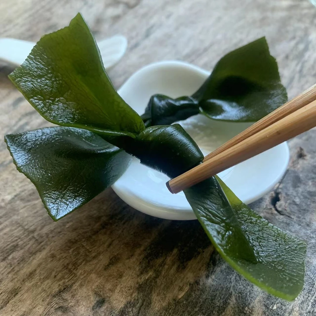 盐渍新鲜海带结海带扣500g2500g商用整袋