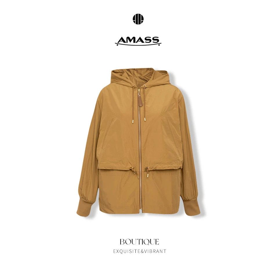 AMASS/阿玛施新款运动时尚休闲山系拉链式夹克上衣女外套-5400856