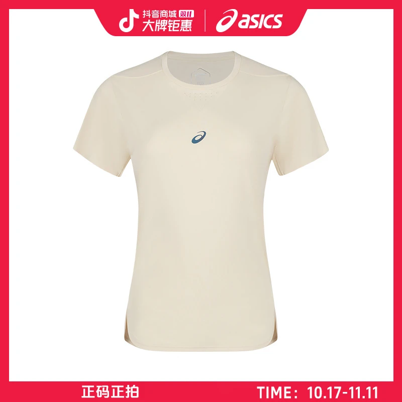 ASICS亚瑟士新款T恤女子吸湿速干抗紫外线D.FRESH 2.0跑步短袖